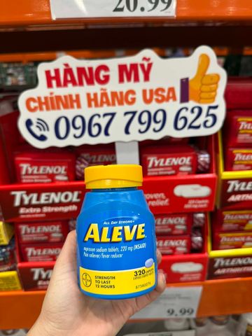 VIÊN UỐNG ALEVE STRENGTH TO LAST 12 HOURS 320 viên