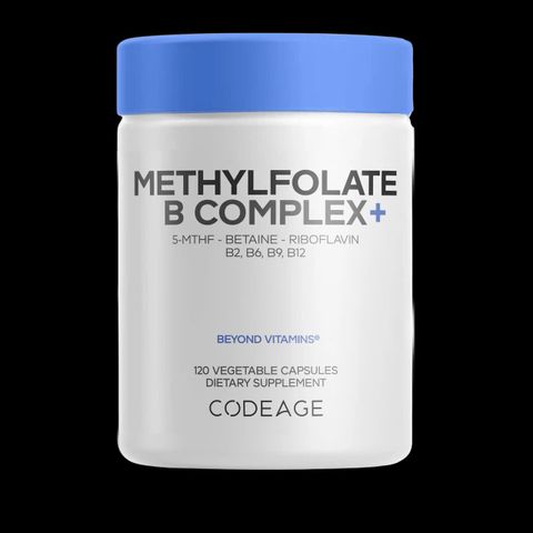 Viên Uống Codeage B Complex+ Hỗ Trợ Bổ Não, Tăng Cường Trí Nhớ, Giảm Căng Thẳng, Dạng Viên Nhộng Dễ Uống, 60 Viên