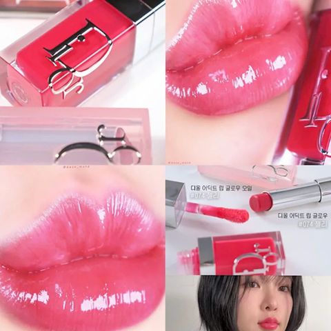 (Hàng công ty) Son Dưỡng Dior Addict Lip Glow Oil 074 Jelly Màu Hồng 6ml Chính hãng