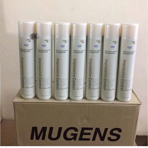 Gôm xịt tóc mềm Hàn Quốc Mugens Natura spayr 300ml