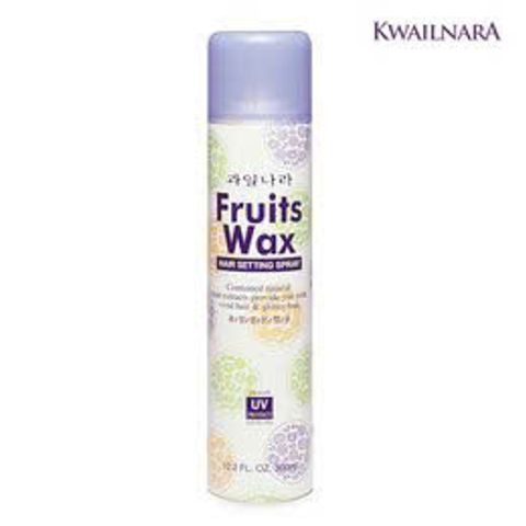 Gôm xịt tóc cứng hương hoa quả Welcos fruits wax hair setting spray 300ml