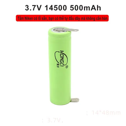 PIN MÁY CẠO RÂU 14500 3.7V 500mAh, DÙNG MÁY CẠO RÂU, TÔNG ĐƠ, MÁY TĂM NƯỚC, XE ĐỒ CHƠI 261783