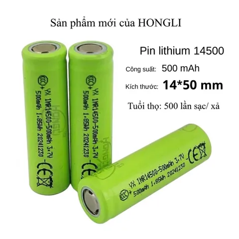 PIN MÁY CẠO RÂU 14500 3.7V 500mAh, DÙNG MÁY CẠO RÂU, TÔNG ĐƠ, MÁY TĂM NƯỚC, XE ĐỒ CHƠI 261783