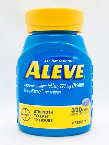Viên uống Aleve Pain Reliever Naproxen Sodium 220mg 320 Caplets 651226