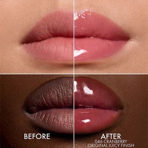(Màu 046 Đỏ Mận) Son Dưỡng Dior Addict Lip Glow Oil 046 Cranberry Chính Hãng