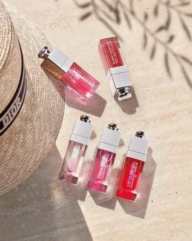 (Màu 081 Nude Hồng) Son Dưỡng Dior Addict Lip Glow Oil 081 Latte Chính Hãng
