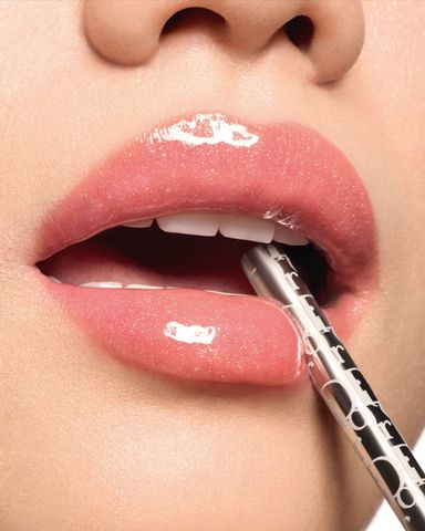 (Màu 041 Cam Đào) Son Dưỡng Dior Addict Lip Glow Oil 041 Peachy Chính Hãng