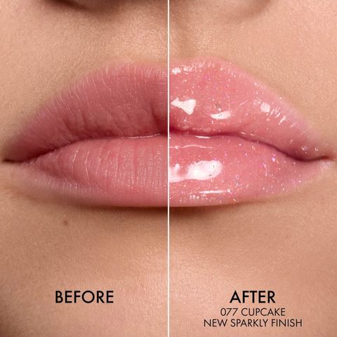 (Màu 085 Trong Suốt Ánh Nhũ) Son Dưỡng Dior Addict Lip Glow Oil 085 Cupcake Sparkly Chính Hãng