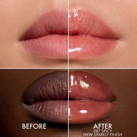 (Màu 087 Nude Hồng Ấm) Son Dưỡng Dior Addict Lip Glow Oil 087 Spicy Chính Hãng