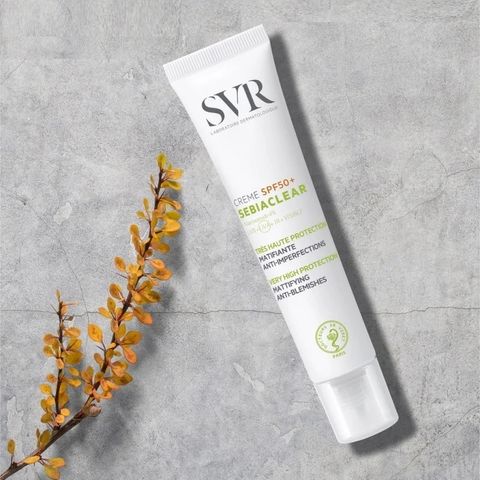 (Tuýp 40ml) Kem Chống Nắng SVR Sebiaclear SPF50 - Giảm Mụn & Chăm Sóc Da Mặt, Dành Cho Da Nhờn Nhạy Cảm Chính Hãng