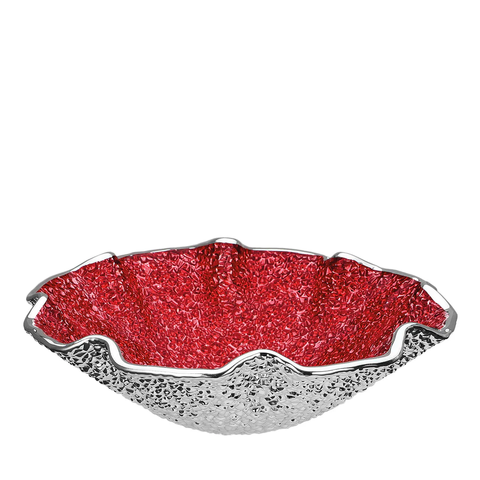 Tô Lirica Scalloped Silver Red IVV