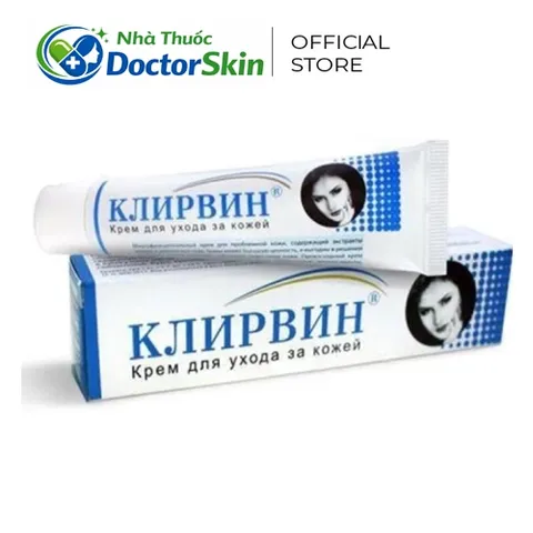 Kem mờ sẹo Klirvin giảm thâm và rạn da, mờ sẹo lồi lõm do mụn 25g từ Nga
