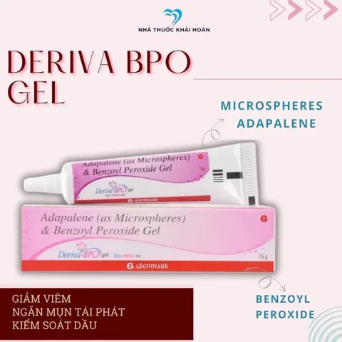 Gel giảm và chấm mụn Deriva dung tích 15gram