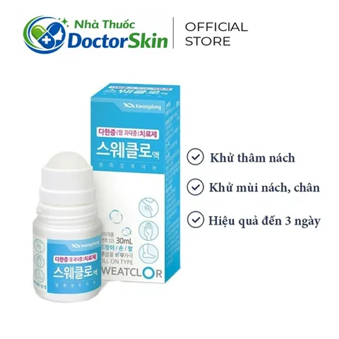 Lăn khử mùi Kwangdong Sweatclor xuất xứ Hàn quốc dung tích 30ml
