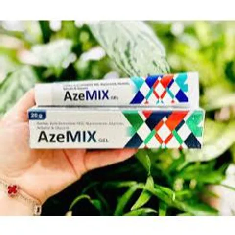 AzeMix Gel maxclinic Hỗ Trợ Mờ Thâm, Sáng Da, Ngừa Dầu, Phục Hồi Làn Da Tuýp 20gram