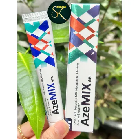 AzeMix Gel maxclinic Hỗ Trợ Mờ Thâm, Sáng Da, Ngừa Dầu, Phục Hồi Làn Da Tuýp 20gram