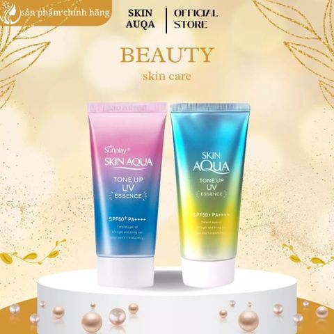 Kem Chống Nắng Skin Aqua Nâng Tone Trắng Sáng Tone Up UV SPF 50+ PA++++ SunPlay 80gr