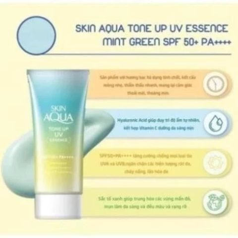 Kem Chống Nắng Skin Aqua Nâng Tone Trắng Sáng Tone Up UV SPF 50+ PA++++ SunPlay 80gr
