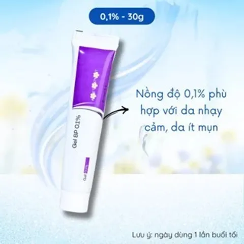Kem mụn Klena Forte 0.1% 0.3% Hỗ Trợ Giảm Mụn Trứng Cá và Mụn Ẩn Mờ Thâm Căng Bóng