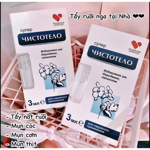 Gel tẩy nốt ruồi mụn cóc mụn thịt  tàn nhang, sẹo lồi Dvelinil - Hàng Nga Chính Hãng