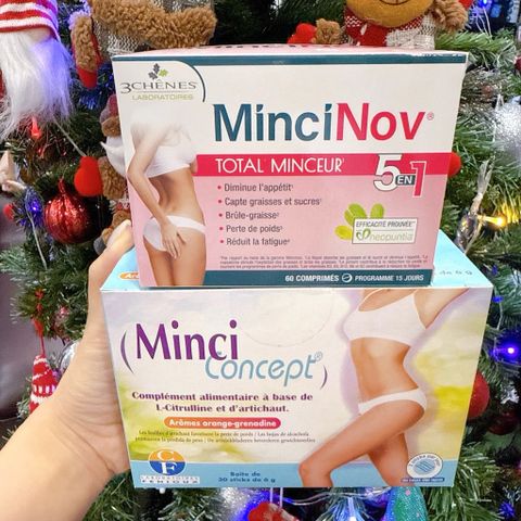 Minci Nov giảm cân bắp ,đùi,giảm mỡ 60 viên Pháp