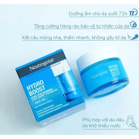 Kem dưỡng cấp nước Neutrogena Hydro Boost dung tích 15g và 50g