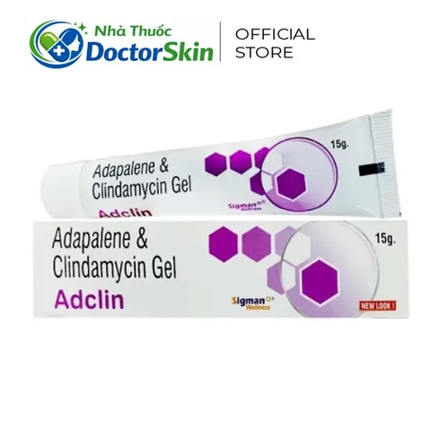 Kem dưỡng ẩm Adclin maxclinic Gel cho da mụn trứng cá, mụn ẩn dung tích 15gram