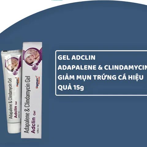 Kem dưỡng ẩm Adclin maxclinic Gel cho da mụn trứng cá, mụn ẩn dung tích 15gram