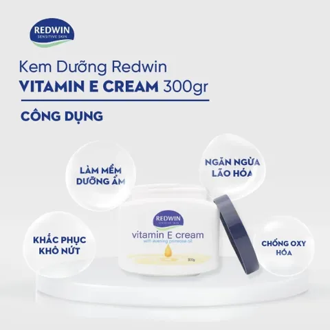 Kem dưỡng Redwin vitamin E Cream Chính Hãng 300gram
