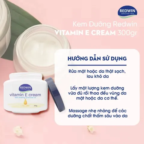 Kem dưỡng Redwin vitamin E Cream Chính Hãng 300gram
