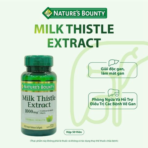 TPBVSK Milk Thistle Extract - Bảo vệ, tăng cường chức năng của Gan. (Date 09/2027 giảm 35%)