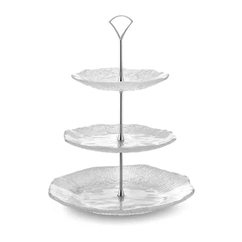Đĩa bánh 3 tầng Diamante 35cm IVV