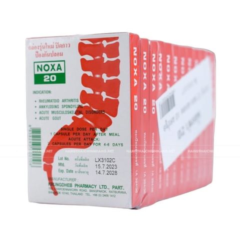 (Hàng công ty) Bộ 12 hộp Viên Xương Khớp Noxa Thái Lan - Giảm Đau Xương Khớp, Hỗ Trợ Phục Hồi Sức Khỏe Chính hãng