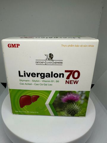 Viên Uống Giải Độc Gan Livergalon 70 Hỗ Trợ Bảo Vệ Gan, Tăng Cường Chức Năng Gan Hộp 100 Viên