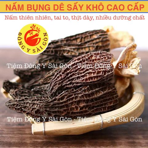 Nấm Bụng Dê 100gram HÀNG TỰ NHIÊN, THỊT DẦY (Nguyên liệu nấu canh, hầm bổ dưỡng) 651523