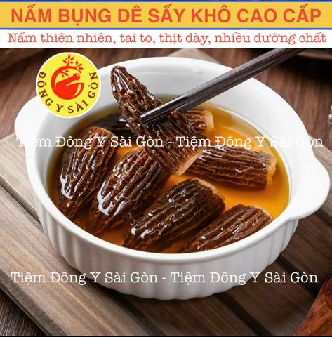 Nấm Bụng Dê 100gram HÀNG TỰ NHIÊN, THỊT DẦY (Nguyên liệu nấu canh, hầm bổ dưỡng) 651523
