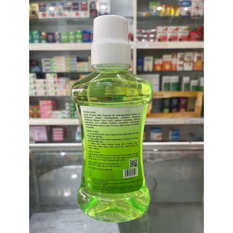 Nước súc miệng Ong Việt - 500ml - hương trà xanh