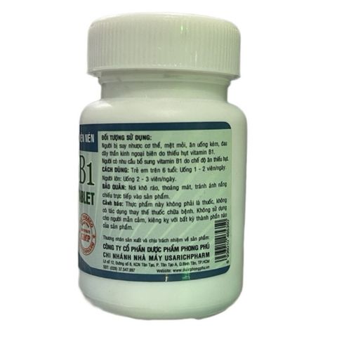 Vitamin B1 - 100 viên