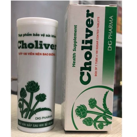 Choliver - 100 viên - hỗ trợ thông mật, lợi gan, bảo vệ gan, tăng cường chức năng gan