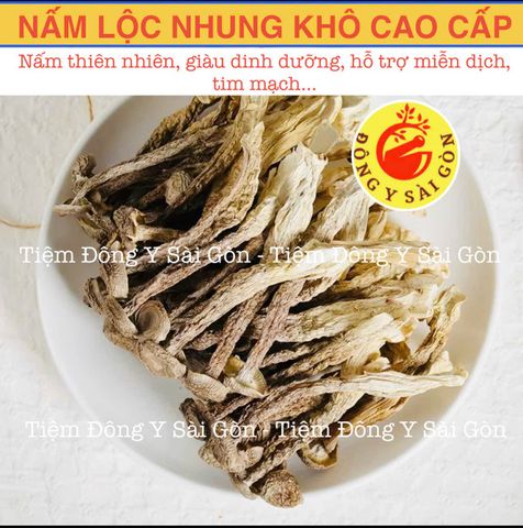 Nấm Lộc Nhung Thiên Nhiên Khô Cao Cấp