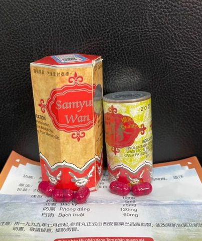 (Hộp 20 Viên) Viên uống tăng cân Samyun Wan - Hỗ trợ ăn ngon, cải thiện giấc ngủ, chiết xuất tự nhiên từ Malaysia Chính 