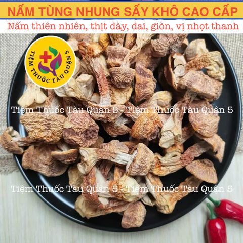 Nấm Tùng Nhung 100gram HÀNG TỰ NHIÊN (Nấm quý nấu canh dưỡng sinh, lẩu nấm, phục hồi sức khỏe) 651920