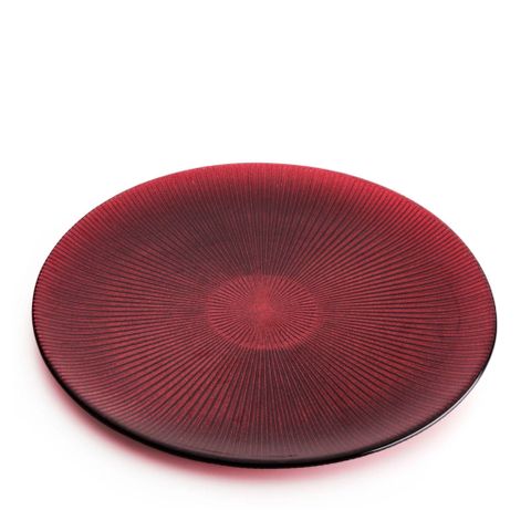 Đĩa IVV Noel Centerpiece Red Glitter 37cm