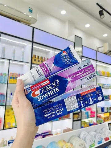 Kem đánh răng Crest hỗn hợp các loại sạch răng hằng ngày