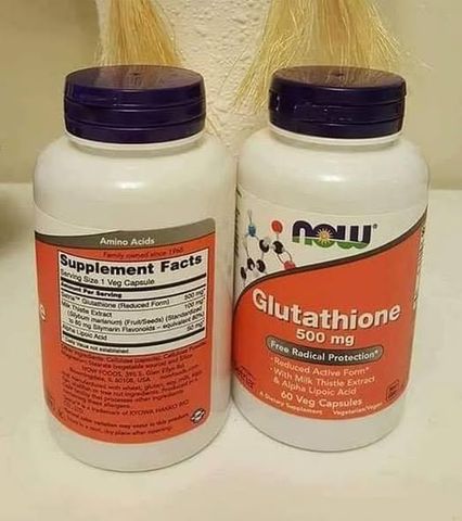 Viên uống Glutathione NOW 500mg 60 viên – bổ sung dinh dưỡng 652153