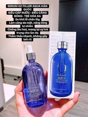 Serum OZ Filler Aqua 100ml – giúp cấp ẩm, làm mềm da