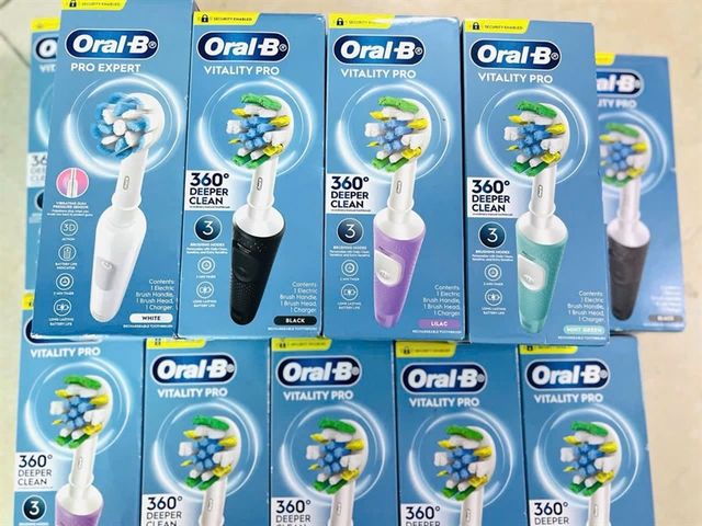 Bàn chải điện Oral-B Vitality Pro 3 chế độ 360° – làm sạch răng toàn diện