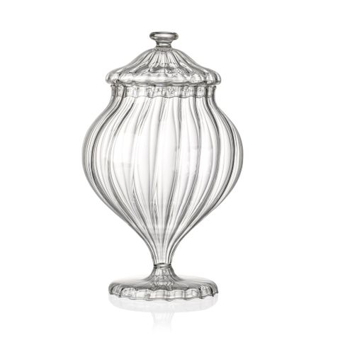 Hũ IVV Sahara trắng 25cm