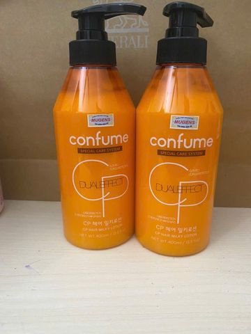 Xả khô( sữa dưỡng) tạo kiểu tóc mềm Confume Haiir Miky Lotion