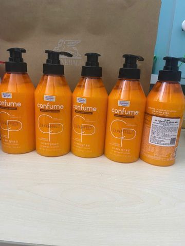 Xả khô( sữa dưỡng) tạo kiểu tóc mềm Confume Haiir Miky Lotion